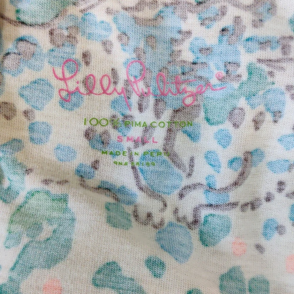Lilly Pulitzer Safari Print Tunic Size Small - Picture 6 of 6